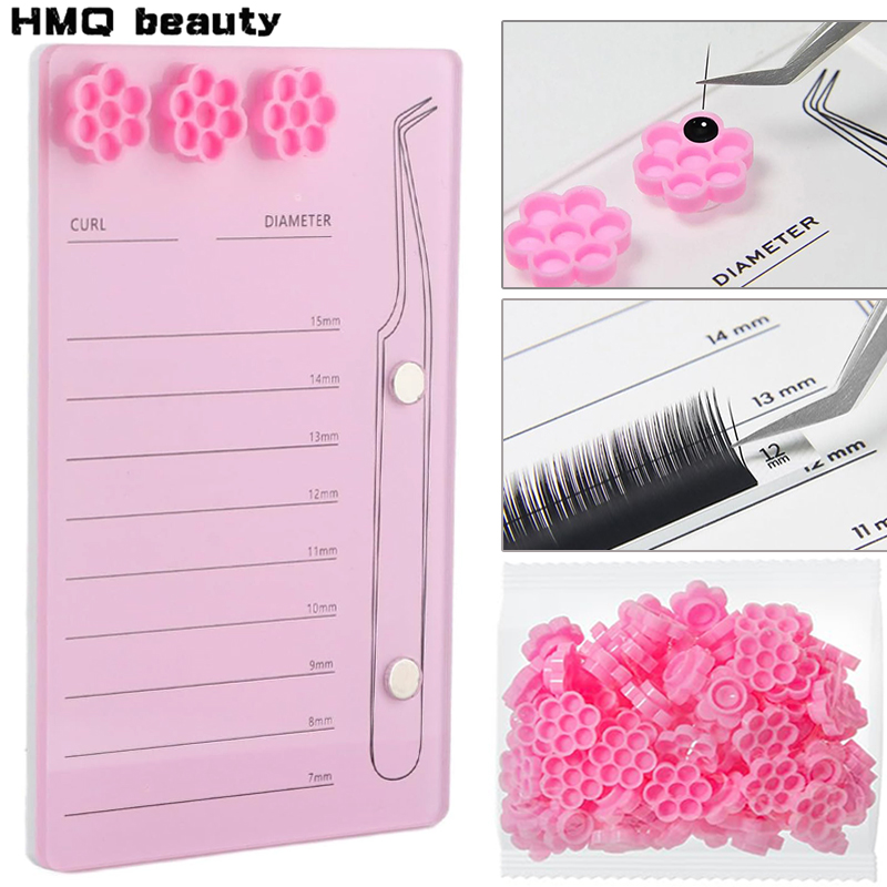 Eyelash Extension Menu - 아크릴 속눈썹 홀더 자기 흡입 스케일