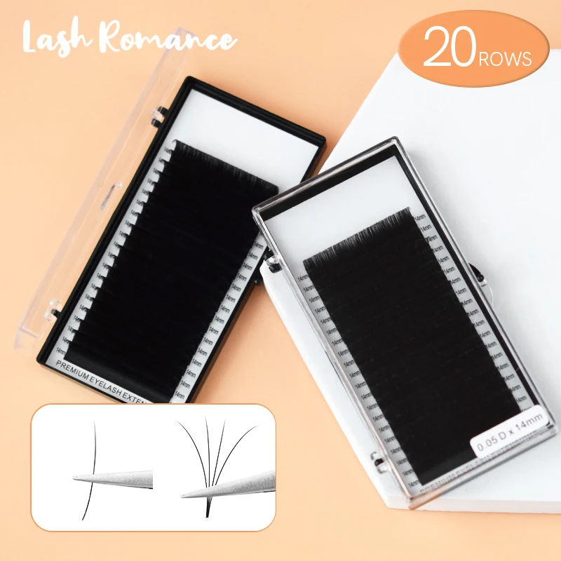 Eyelash Extension Natural Classic - H & L 다크 블랙 매트