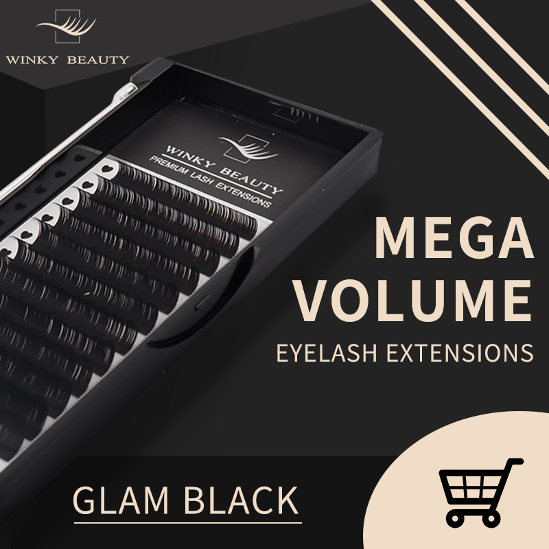 Eyelash Extension Natural Classic - 윙키 뷰티 맞춤형 로고 개별 속눈썹