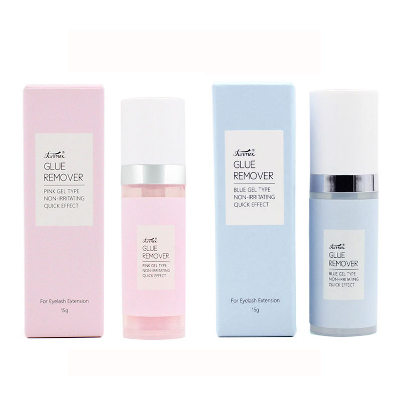 Eyelash Extension Remover Gel - 속눈썹 연장을위한 15g 핑크/블루 젤 리무버