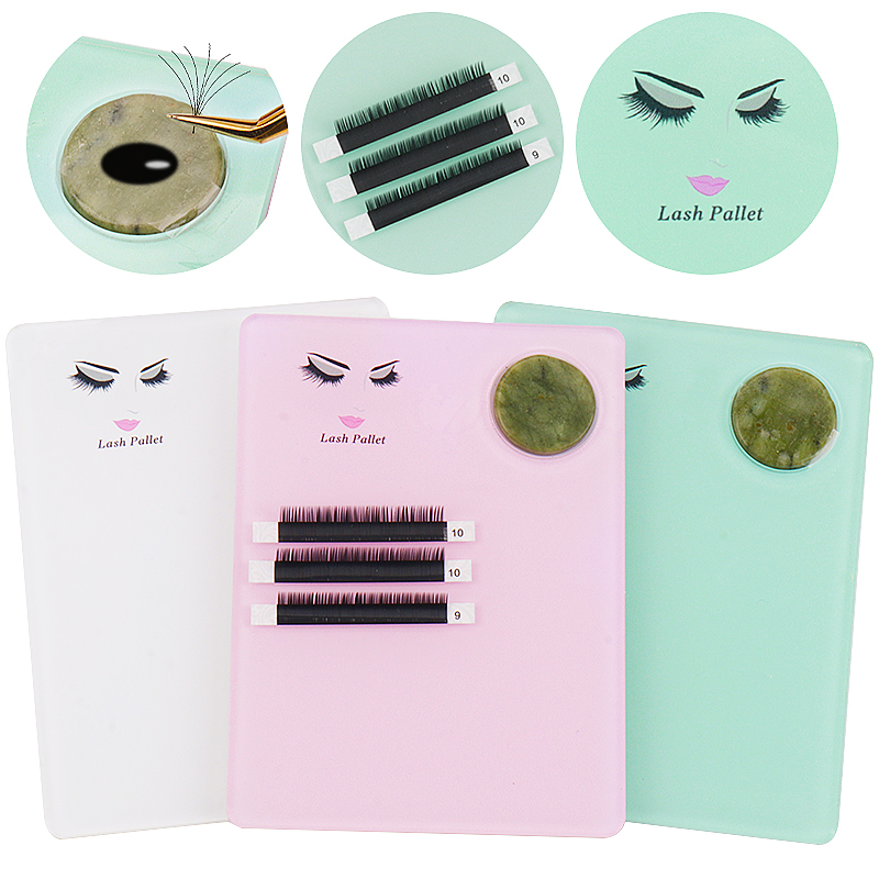 1pcs 아크릴 옥 돌 속눈썹 연장 플레이트 트레이 접 - Eyelash Extension Menu 리뷰 및 가격