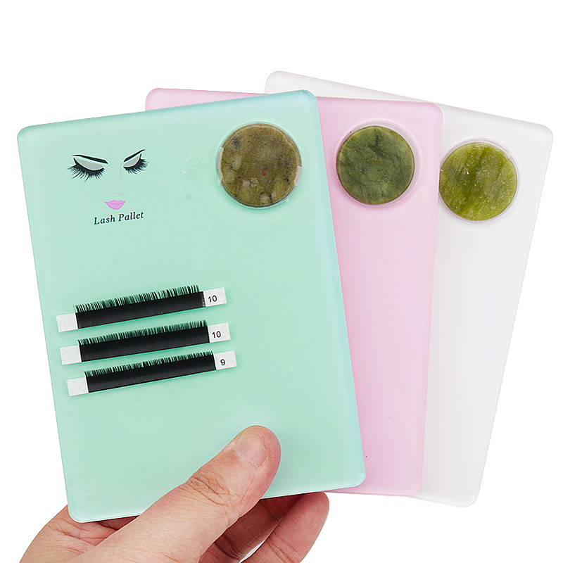 1pcs 아크릴 옥 돌 속눈썹 연장 플레이트 트레이 접 - Eyelash Extension Menu 리뷰 및 가격