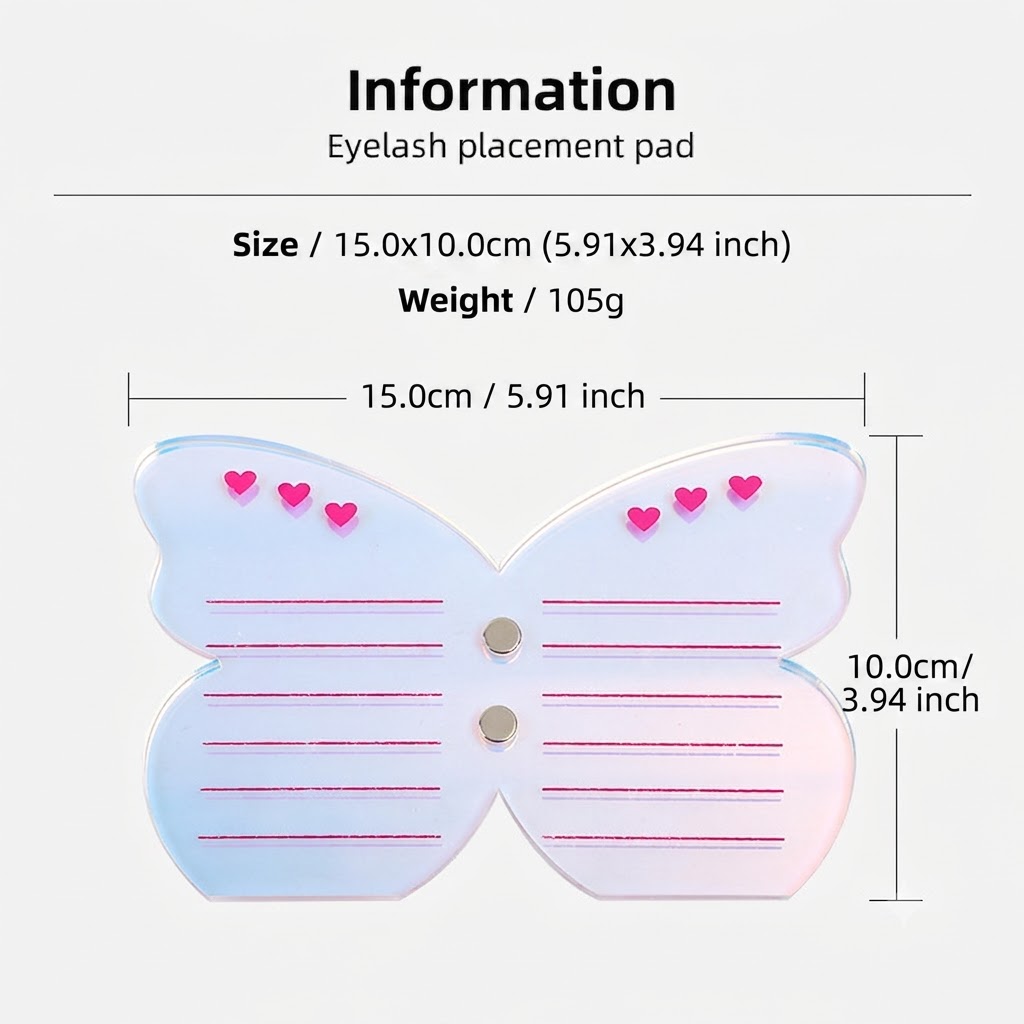 업그레이드된 속눈썹 연장 팔레트(자석식 핀셋 홀더 포함 - Eyelash Extension Menu 리뷰 및 가격