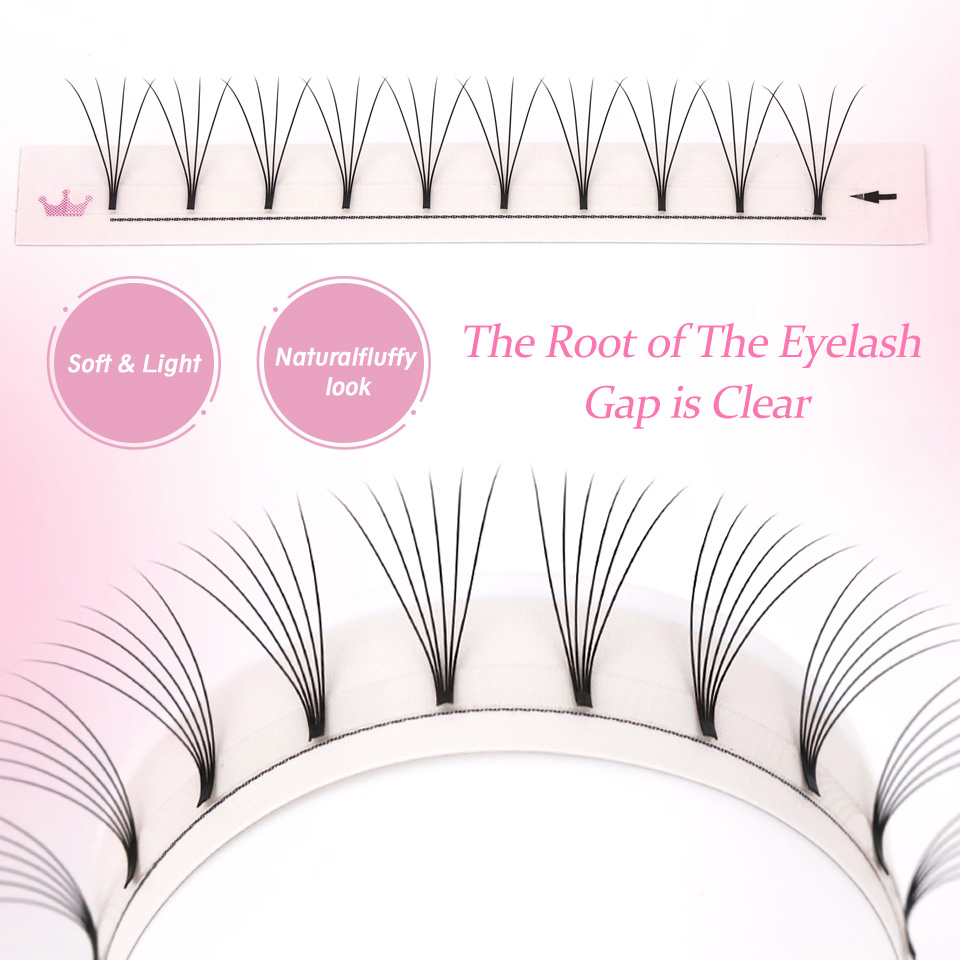 AGUUD 소프트 자연 미리 만들어진 볼륨 팬 짧은 줄 - Eyelash Extension Russian Volume 리뷰 및 가격