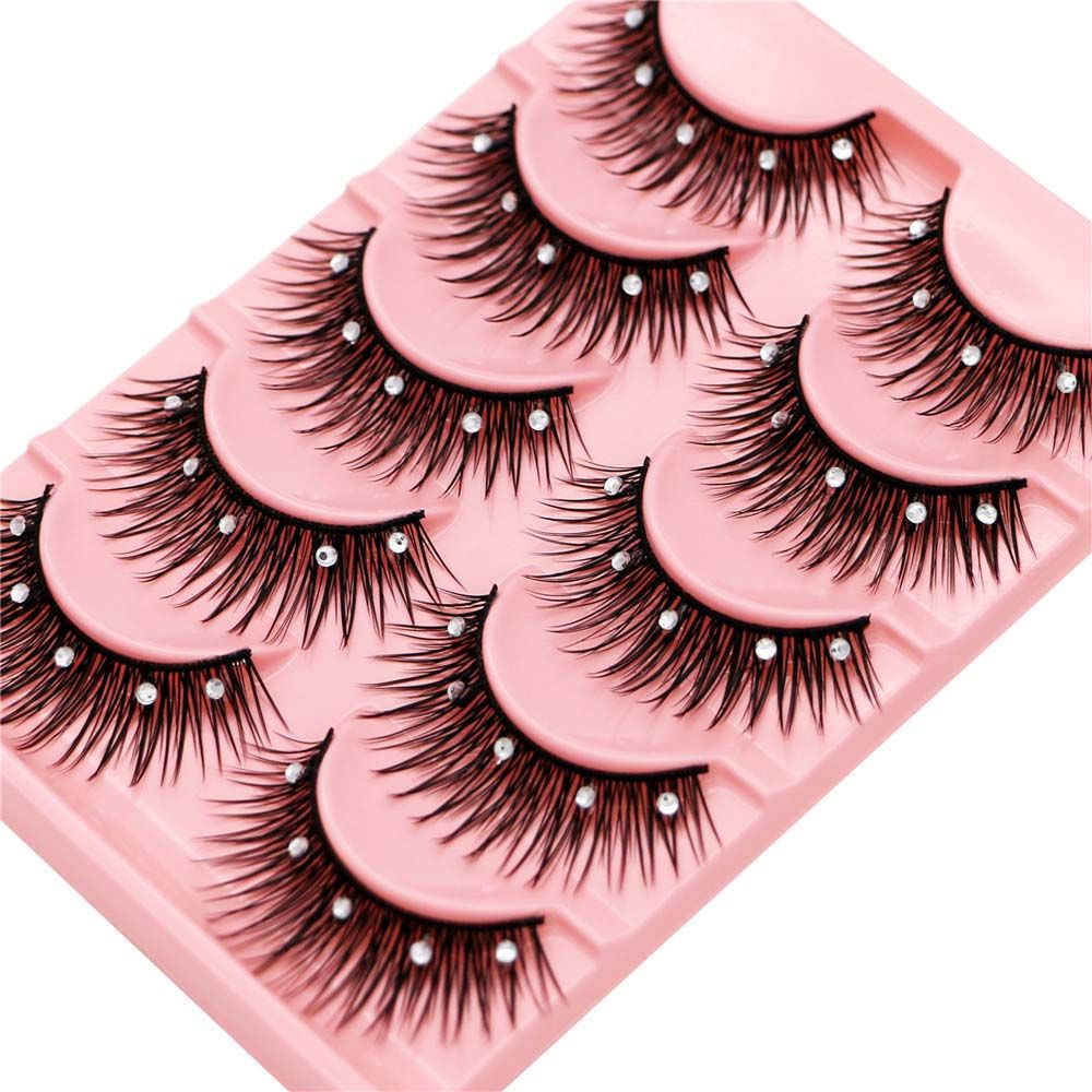 래쉬 샤이니 라인스톤 아이 메이크업 도구 라인스톤 인조 - Eyelash Extension For Big Eyes 리뷰 및 가격