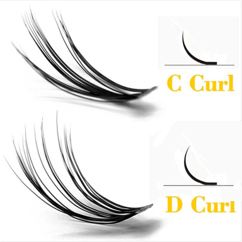 20/30D 밍크 속눈썹 자연 속눈썹 뭉치 1 상자/6 - Eyelash Extension Russian Volume 리뷰 및 가격