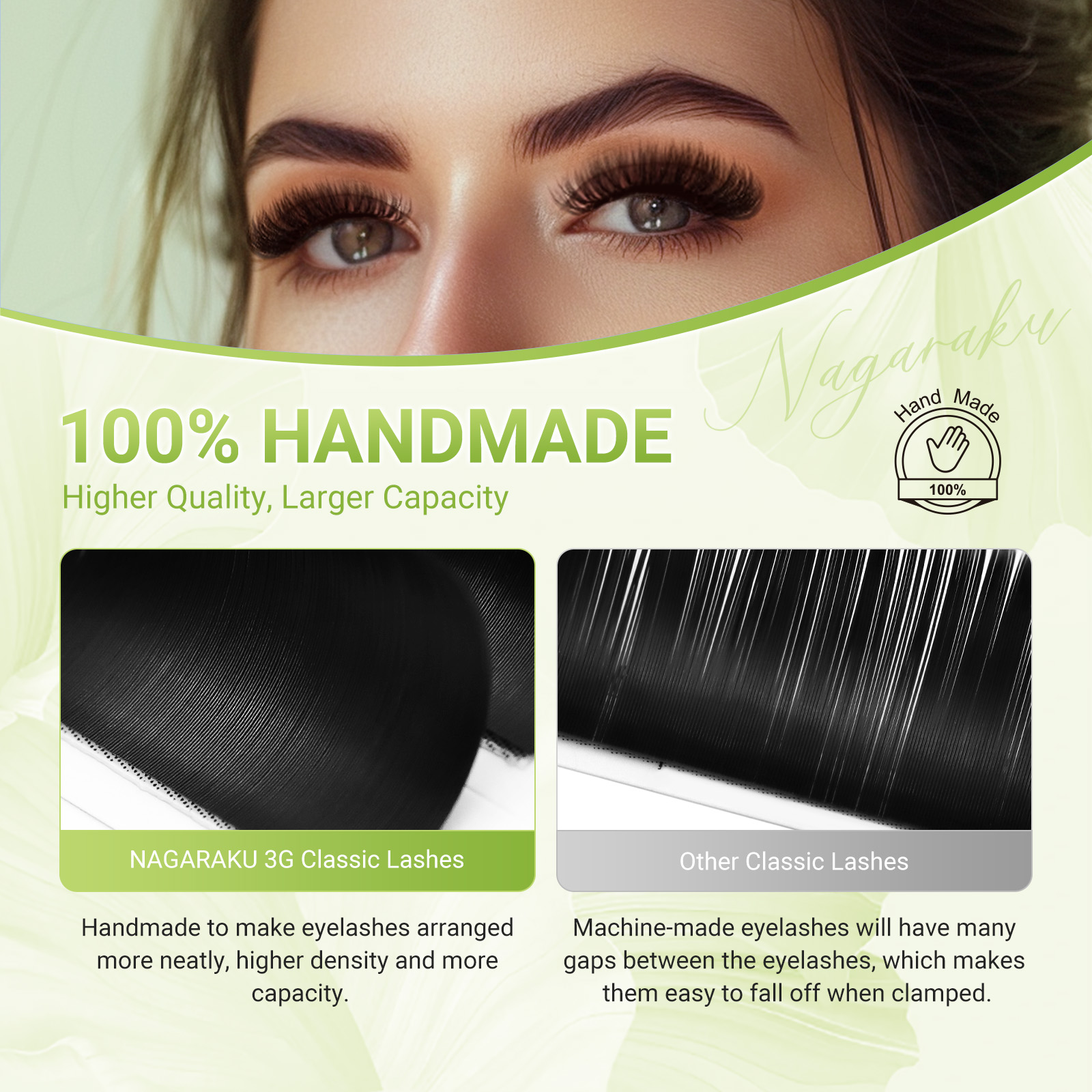 NAGARAKU 럭셔리 컬렉션 클래식 속눈썹 연장 16 - Eyelash Extension Natural Classic 리뷰 및 가격