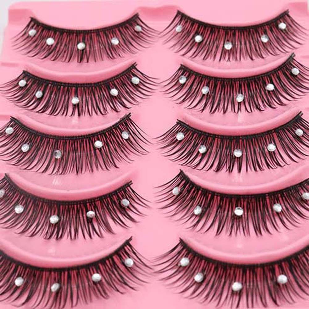 스팽글 두꺼운 크로스 래쉬 아이 메이크업 도구 큰 눈  - Eyelash Extension For Big Eyes 리뷰 및 가격