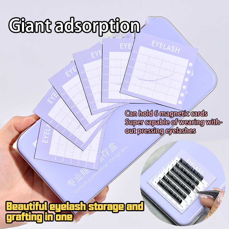 개별 정지 자기 시트 속눈썹 보호 상자에 대한 단일 레 - Eyelash Extension Menu 리뷰 및 가격