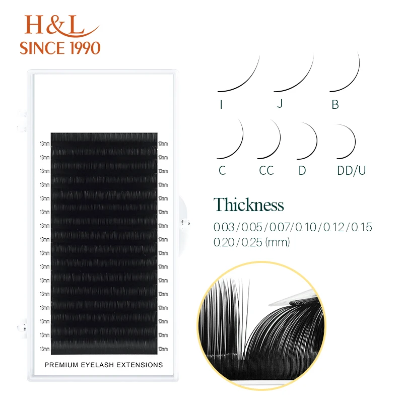 H&L SINCE 1990 16 행 인조 속눈썹 합성  - Eyelash Extension Natural Classic 리뷰 및 가격