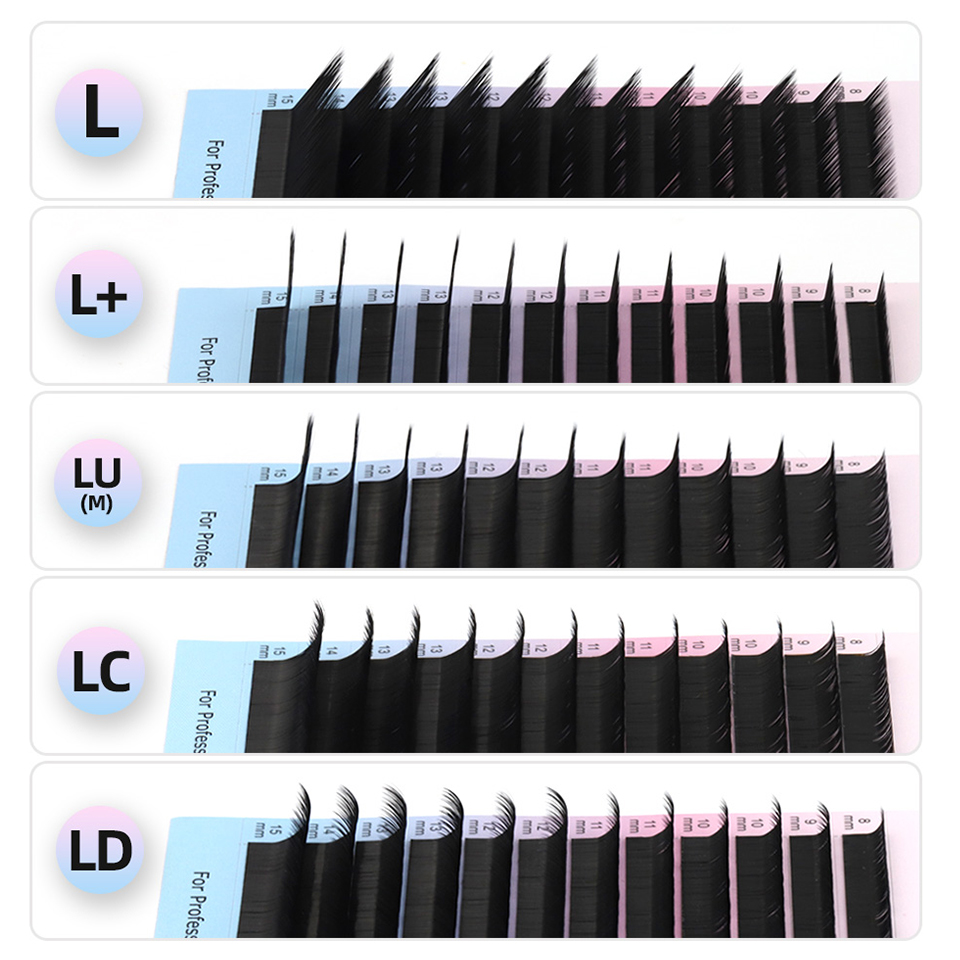 RUJADE L L+ LC LD LU(M) 컬 개별 속 - Eyelash Extension Russian Volume 리뷰 및 가격