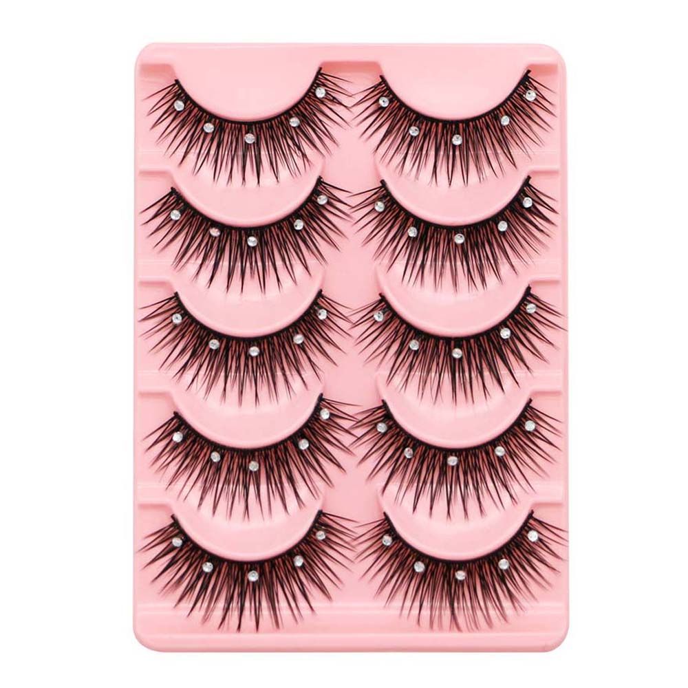 메이크업 도구 반짝이는 라인스톤 오래 지속되는 스팽글  - Eyelash Extension For Big Eyes 리뷰 및 가격