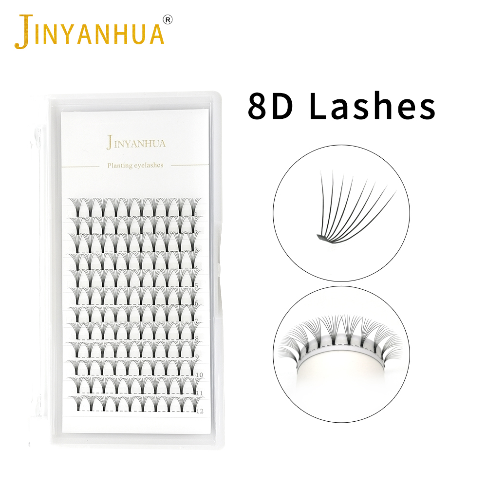 JINYANHUA 8D 팬 속눈썹 연장 0.07 짧은  - Eyelash Extension Russian Volume 리뷰 및 가격