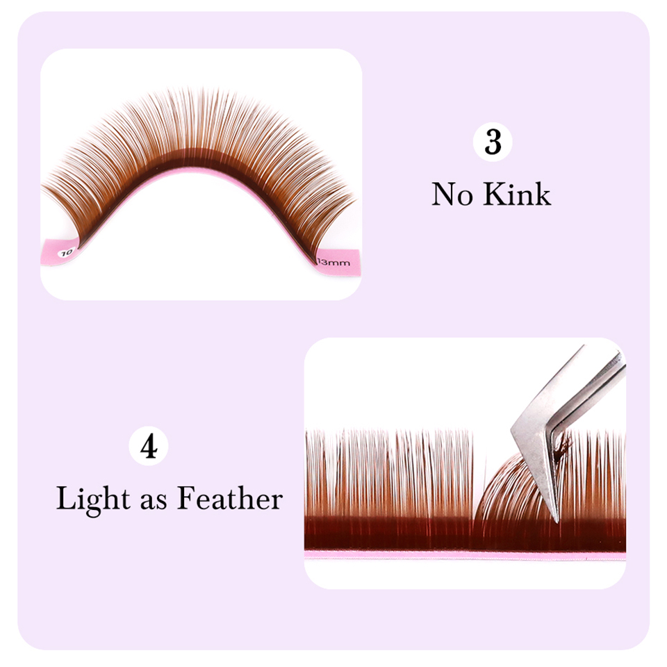 코코아 초콜릿 브라운 속눈썹 개별 클래식 캐시미어 수제 - Eyelash Extension Natural Classic 리뷰 및 가격